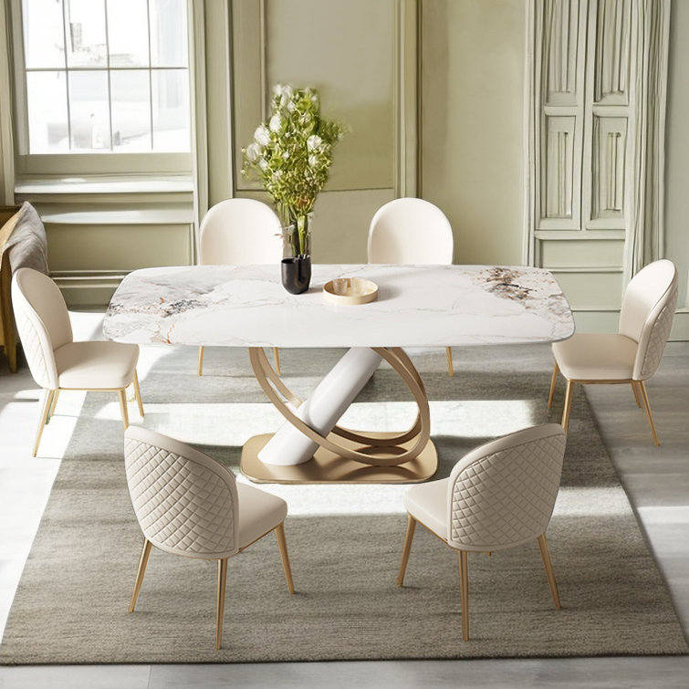 zhulinjiaju 9 - Piece Pedestal Dining Set | Wayfair